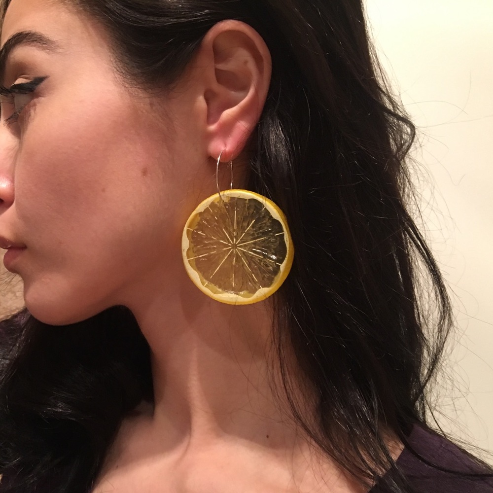 Lemon Slice Earrings✨🍋